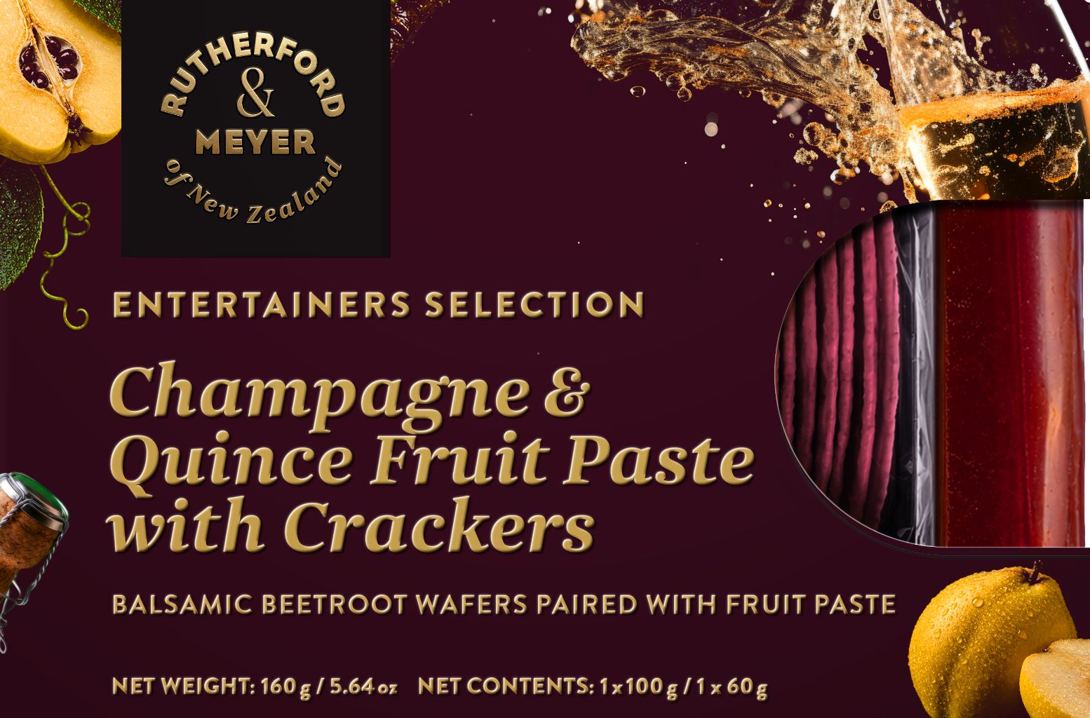 Entertainers Pack Champagne & Quince
